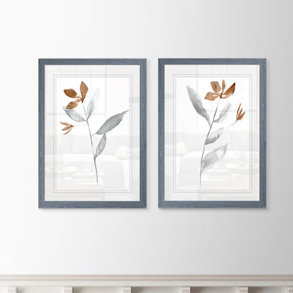 Elegant Floral Duo Oil Painting Set