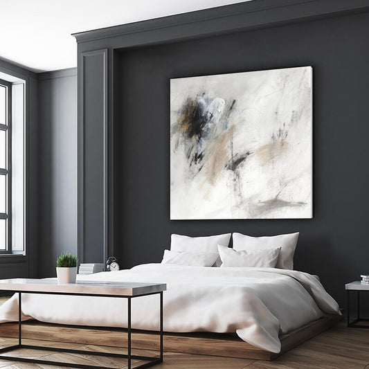 Abstract Serenity: Modern Oil Painting for Stylish Home Decor