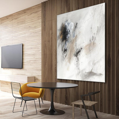 Abstract Serenity: Modern Oil Painting for Stylish Home Decor