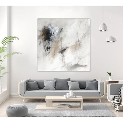 Abstract Serenity: Modern Oil Painting for Stylish Home Decor