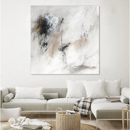 Abstract Serenity: Modern Oil Painting for Stylish Home Decor