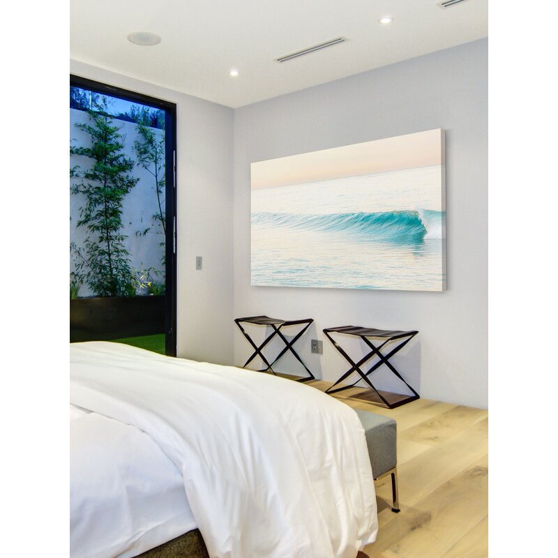 Tranquil Waves: Serene Coastal Oil Painting for Ocean Lovers