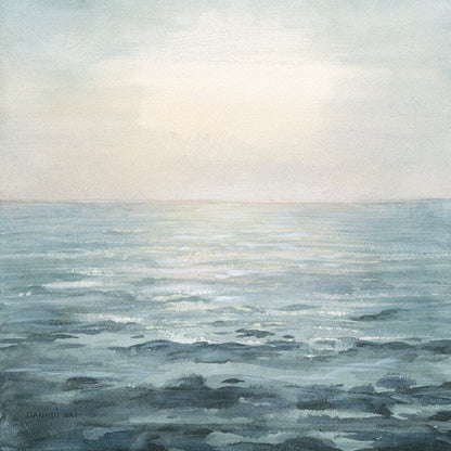Tranquil Ocean View Oil Painting for Serene Home Decor