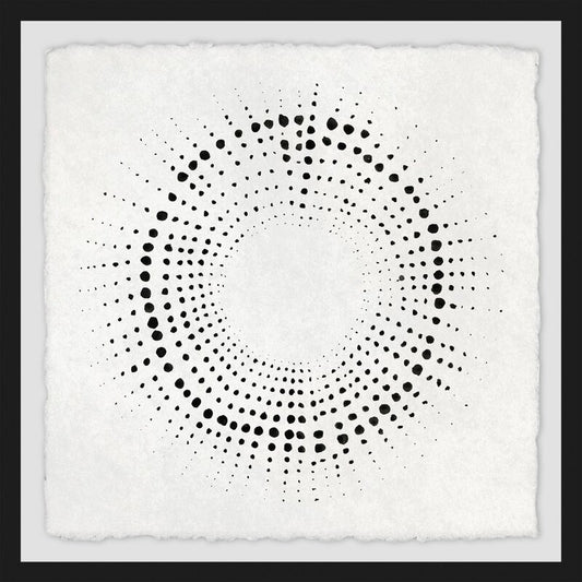 Abstract Circular Dots Oil Painting