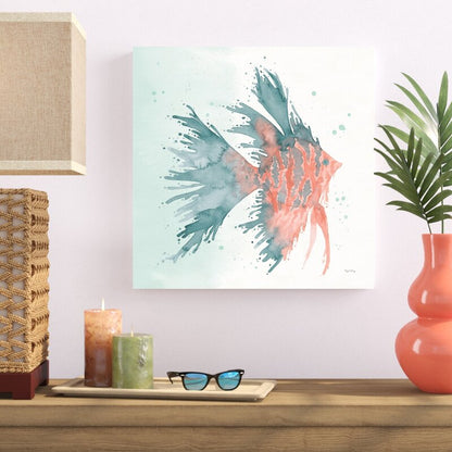 Abstract Fish Splash Oil Painting