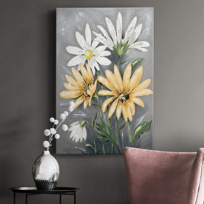 Bright Summer Daisies - Vibrant Floral Oil Painting for Home Decor