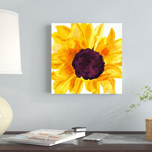 Vibrant Sunflower Oil Painting – Bright Floral Art for Home Decor