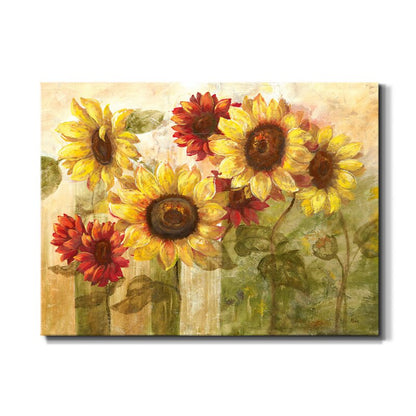 Vibrant Sunflowers Oil Painting for Brightening Any Space