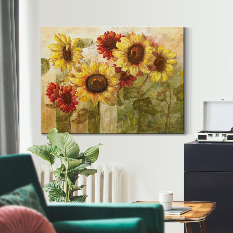 Vibrant Sunflowers Oil Painting for Brightening Any Space
