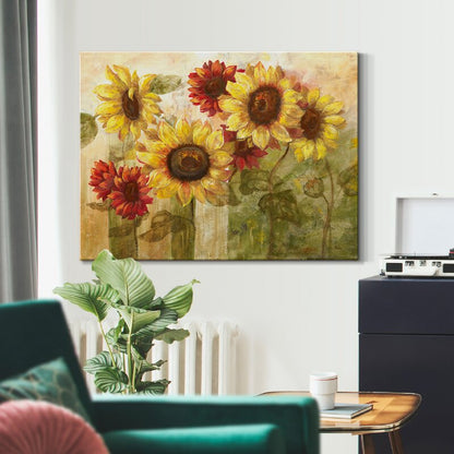 Vibrant Sunflowers Oil Painting for Brightening Any Space