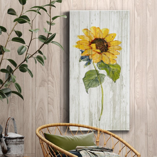 Vibrant Sunflower Oil Painting for Autumn Home Decor and Floral Art Lovers