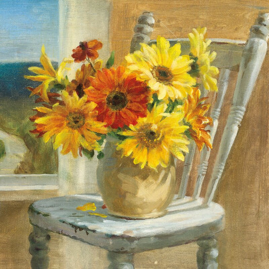 Breathtaking Sunflower Still Life Painting for Bright Home Décor