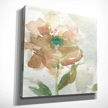 Serene Floral Oil Painting for Brightening Your Home Decor
