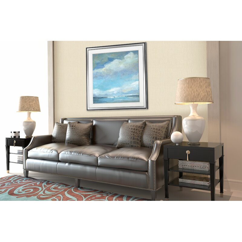 Tranquil Sunset Over Ocean - Serene Oil Painting for Home Decor