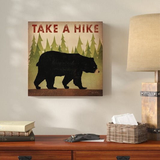Nature-Inspired Black Bear Oil Painting for Outdoor Enthusiasts and Wildlife Lovers
