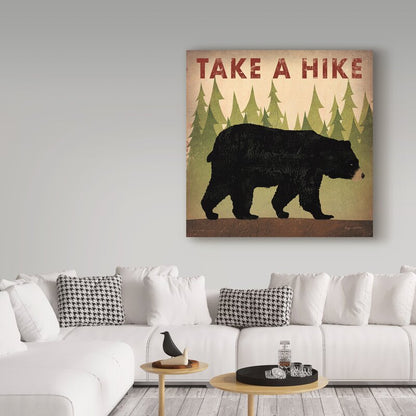 Nature-Inspired Black Bear Oil Painting for Outdoor Enthusiasts and Wildlife Lovers