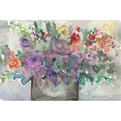 Beautiful Floral Abstract Oil Painting for Home D√©cor