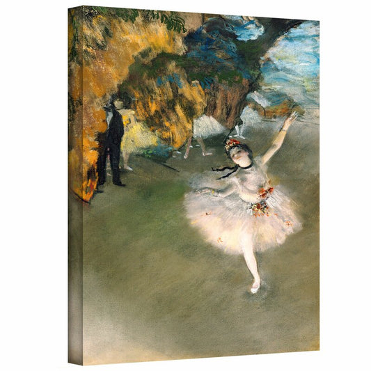 Degas Ballet Dancer Oil Painting - Enchanting Rehearsal Scene Art Print
