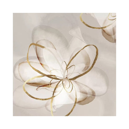 Elegant Floral Harmony - Contemporary Oil Painting