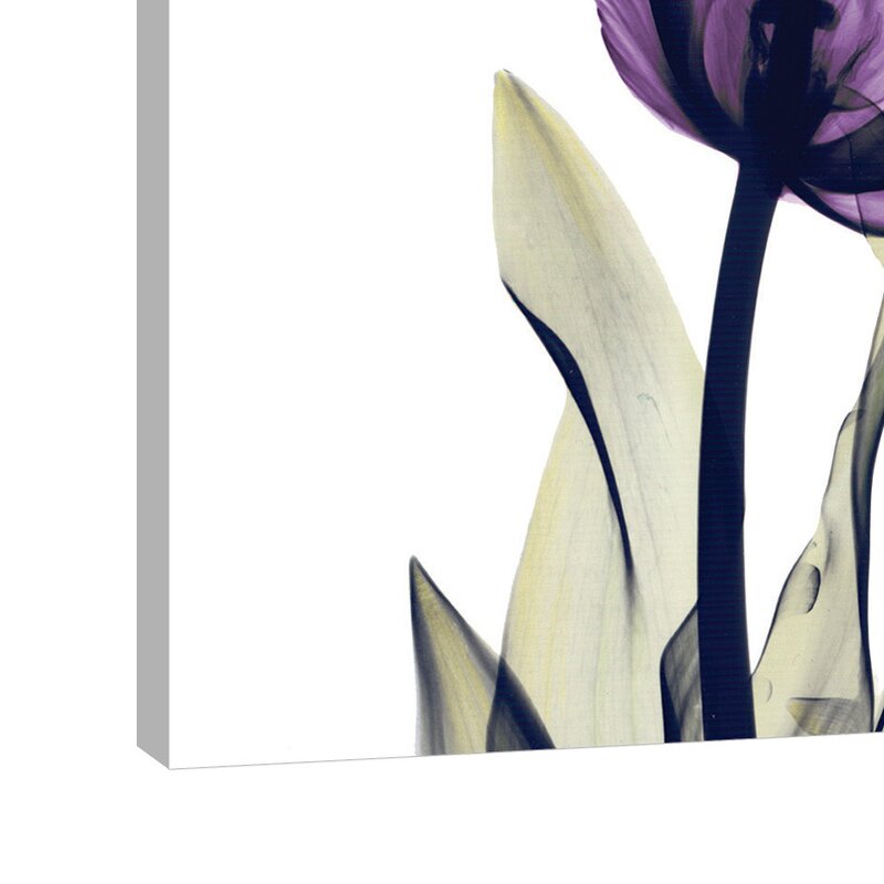 Purple Tulip Oil Painting - Elegant Floral Art for Home Decor and Gift Ideas