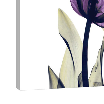 Purple Tulip Oil Painting - Elegant Floral Art for Home Decor and Gift Ideas