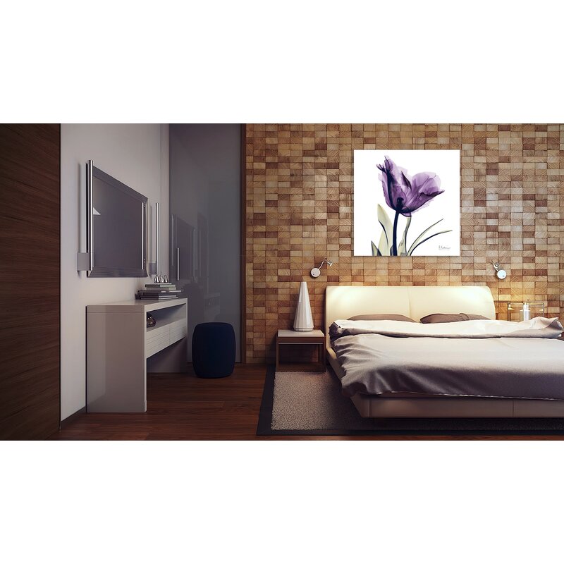 Purple Tulip Oil Painting - Elegant Floral Art for Home Decor and Gift Ideas