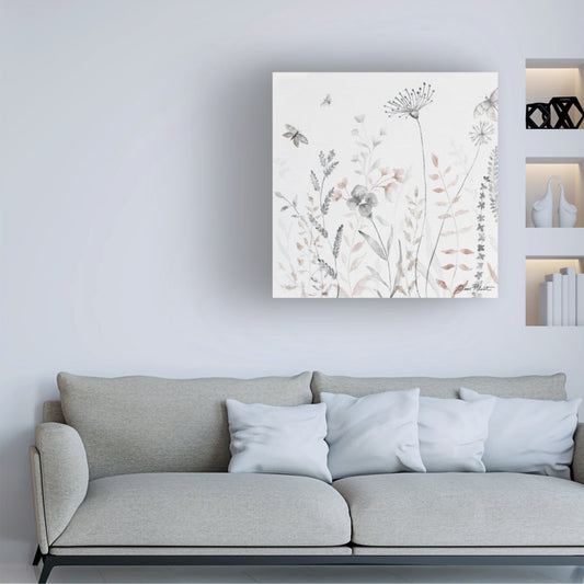 Delicate Wildflower Landscape Art Print