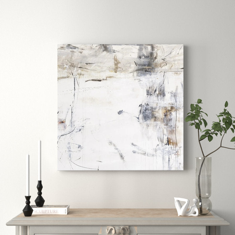 Abstract Serenity: Modern Oil Painting for Contemporary Home Decor