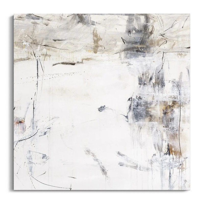 Abstract Serenity: Modern Oil Painting for Contemporary Home Decor