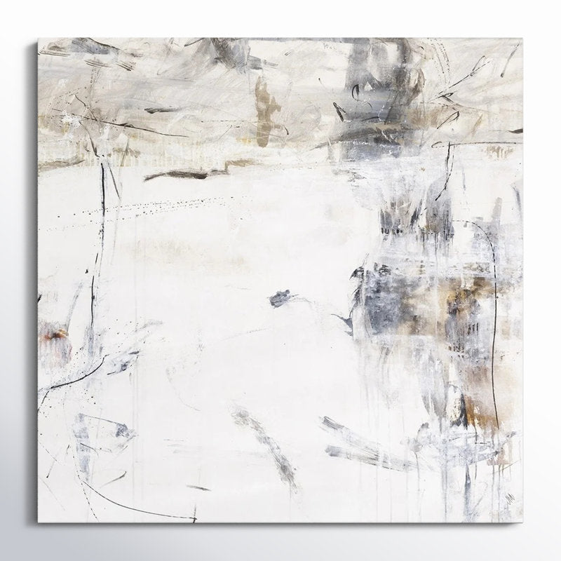 Abstract Serenity: Modern Oil Painting for Contemporary Home Decor