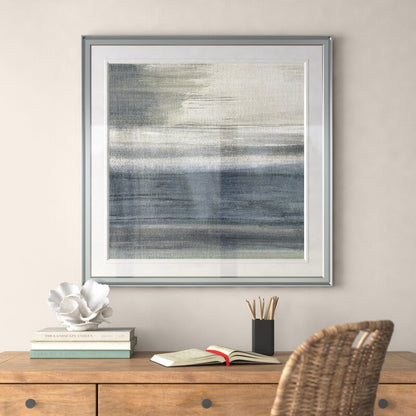 Serene Landscape Abstract Oil Painting for Modern Home Decor