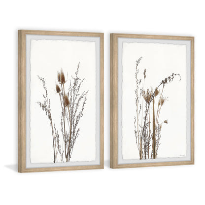 Elegant Wildflower Oil Painting Set for Autumn Home Decor