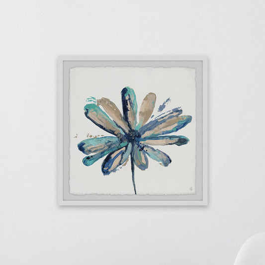 Vibrant Wild Daisy Floral Oil Painting for Modern Home Decor