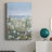 Serene Wildflower Seascape Oil Painting for Tranquil Home Decor