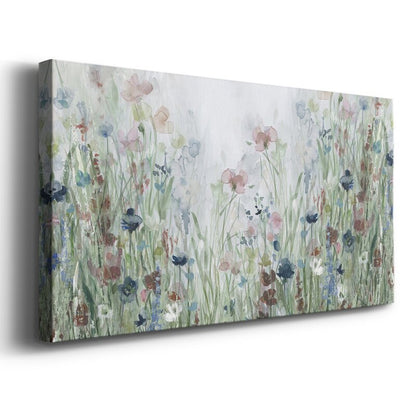 Serene Wildflower Meadow Oil Painting Perfect for Home D√©cor