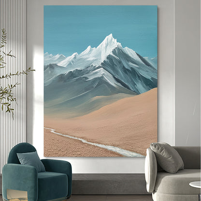 Snow Mountain European Alps Oil Painting 232PW