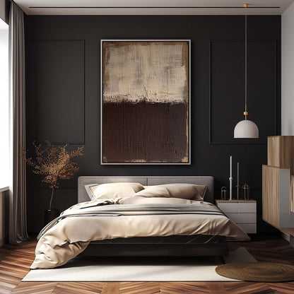 Elegant Minimalist Abstract Oil Painting for Modern Home Decor