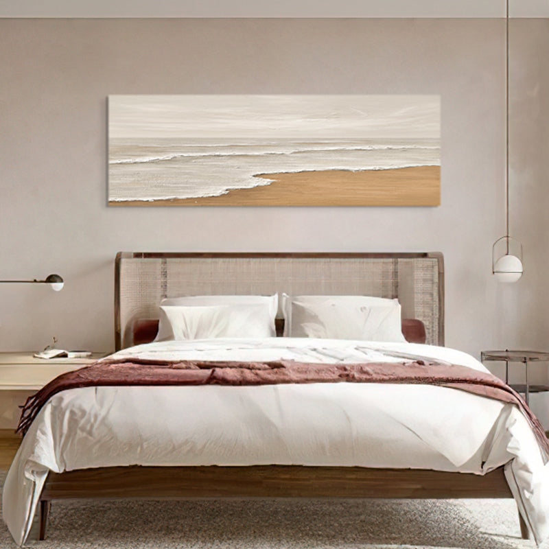 Coastal Waves Beach Close Tide Oil Painting 276CW