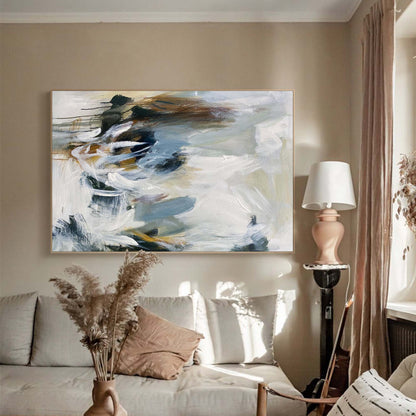Contemporary Abstract Oil Painting for Modern Home Décor – Unique Wall Art Design