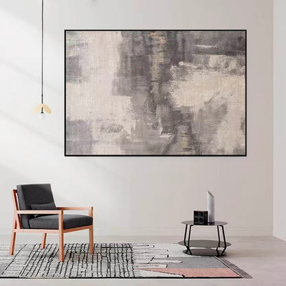 Elegant Minimalist Abstract Oil Painting for Modern Home D√©cor