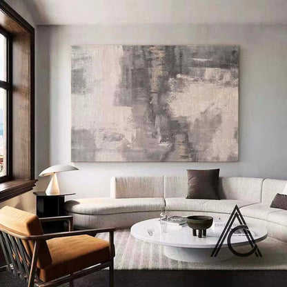 Elegant Minimalist Abstract Oil Painting for Modern Home D√©cor