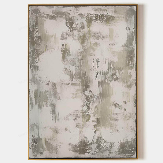 Abstract Wabi-Sabi Oil Painting for Modern Home Decor