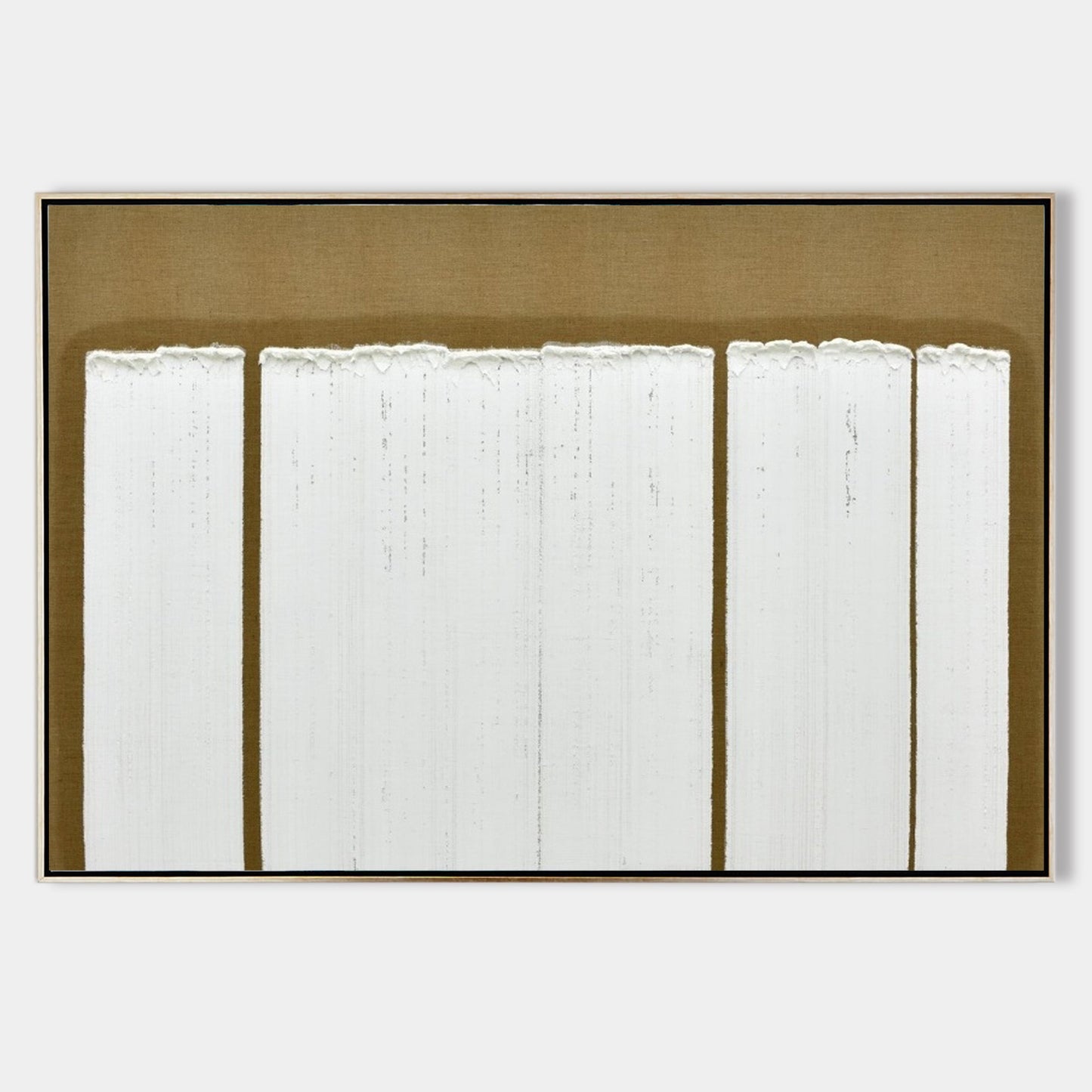 Elegant Wabi-Sabi Minimalist Oil Painting for Serene Home Decor