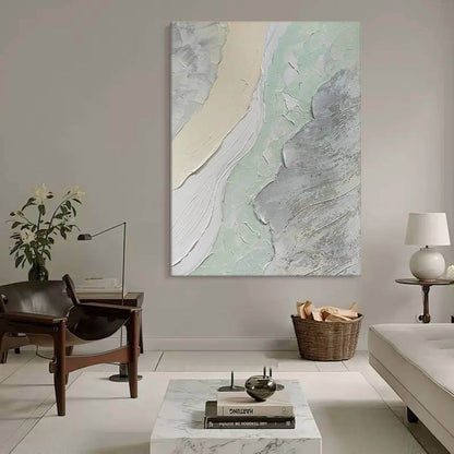 Tranquil Harmony Abstract Oil Painting for Modern Home Decor