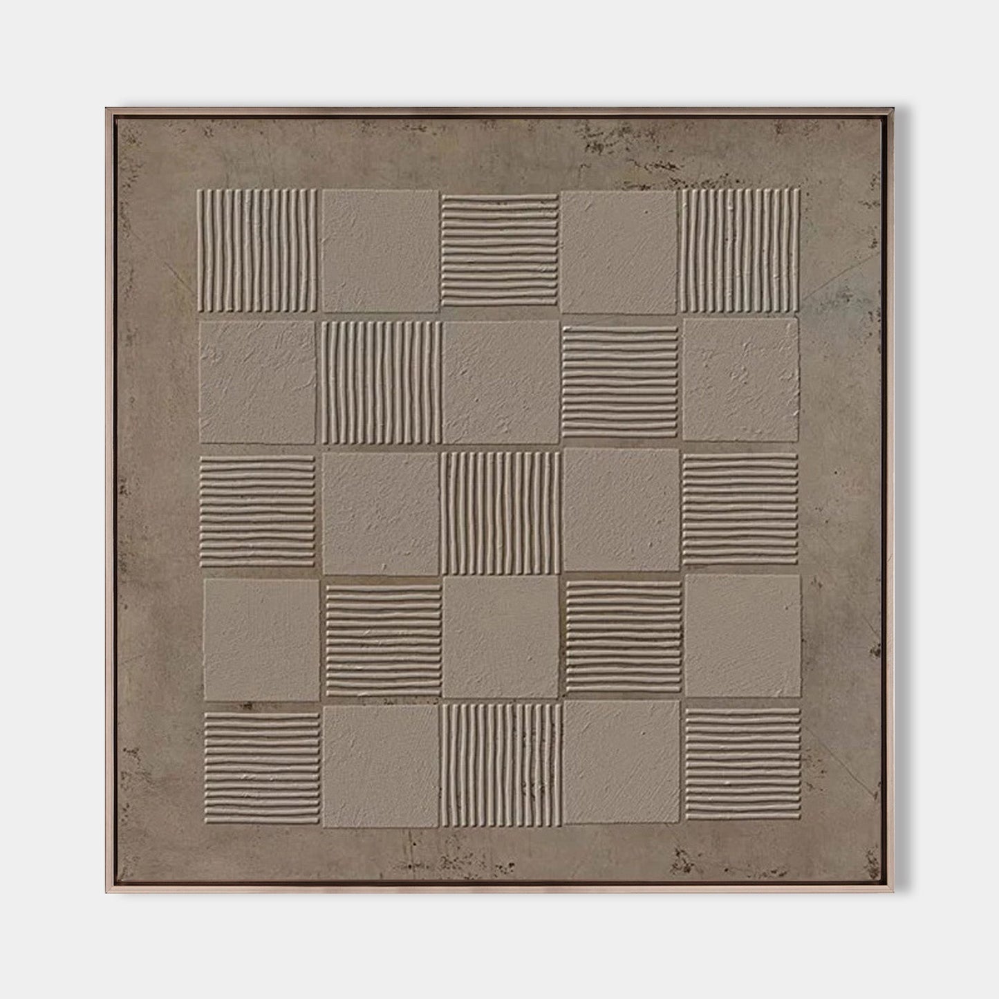 Elegant Wabi-Sabi Minimalist Oil Painting for Modern Home Decor