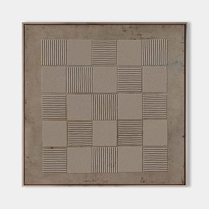 Elegant Wabi-Sabi Minimalist Oil Painting for Modern Home Decor