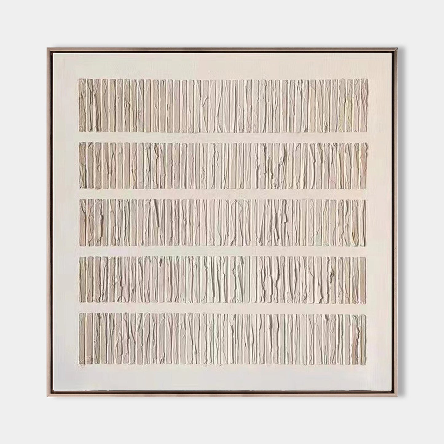 Elegant Wabi-Sabi Minimalist Oil Painting for Modern Home Decor