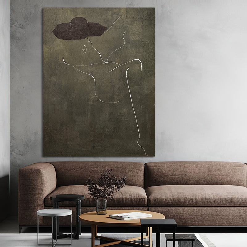 Abstract Cloud Lightning Dark Visuals Oil Painting 316PW