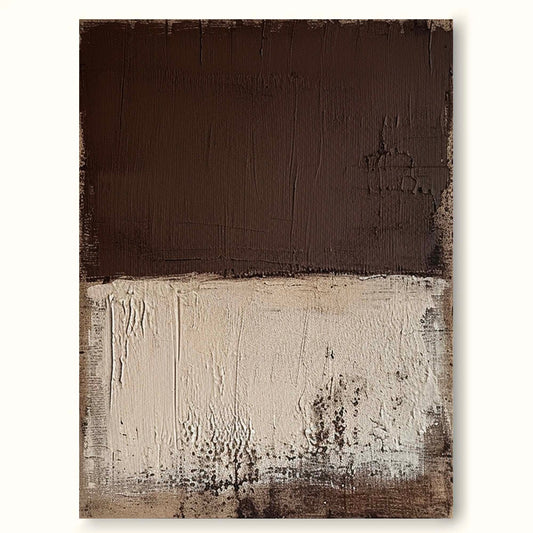 Elegant Minimalist Abstract Oil Painting for Modern Home Decor