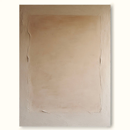 Elegant Minimalist Abstract Oil Painting for Modern Home Decor